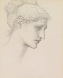 Tanulmány Laus Veneria számára, 1875 körül alkotó: Edward Burne Jones